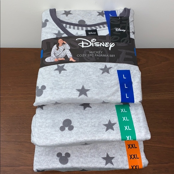 Disney Mickey Lounge Pjs Set, 2-Piece, Grey - Picture 7 of 16